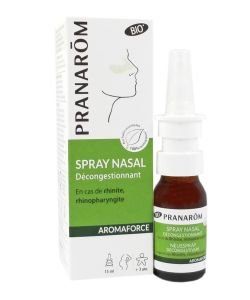 Aromaforce - Spray nasal décongestionnant BIO, 15 ml